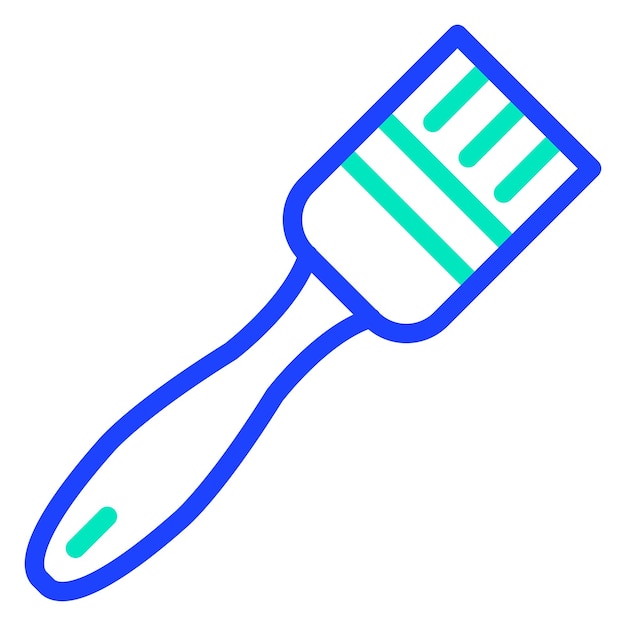 Pincel de pastelería Ilustración del diseño del icono vectorial