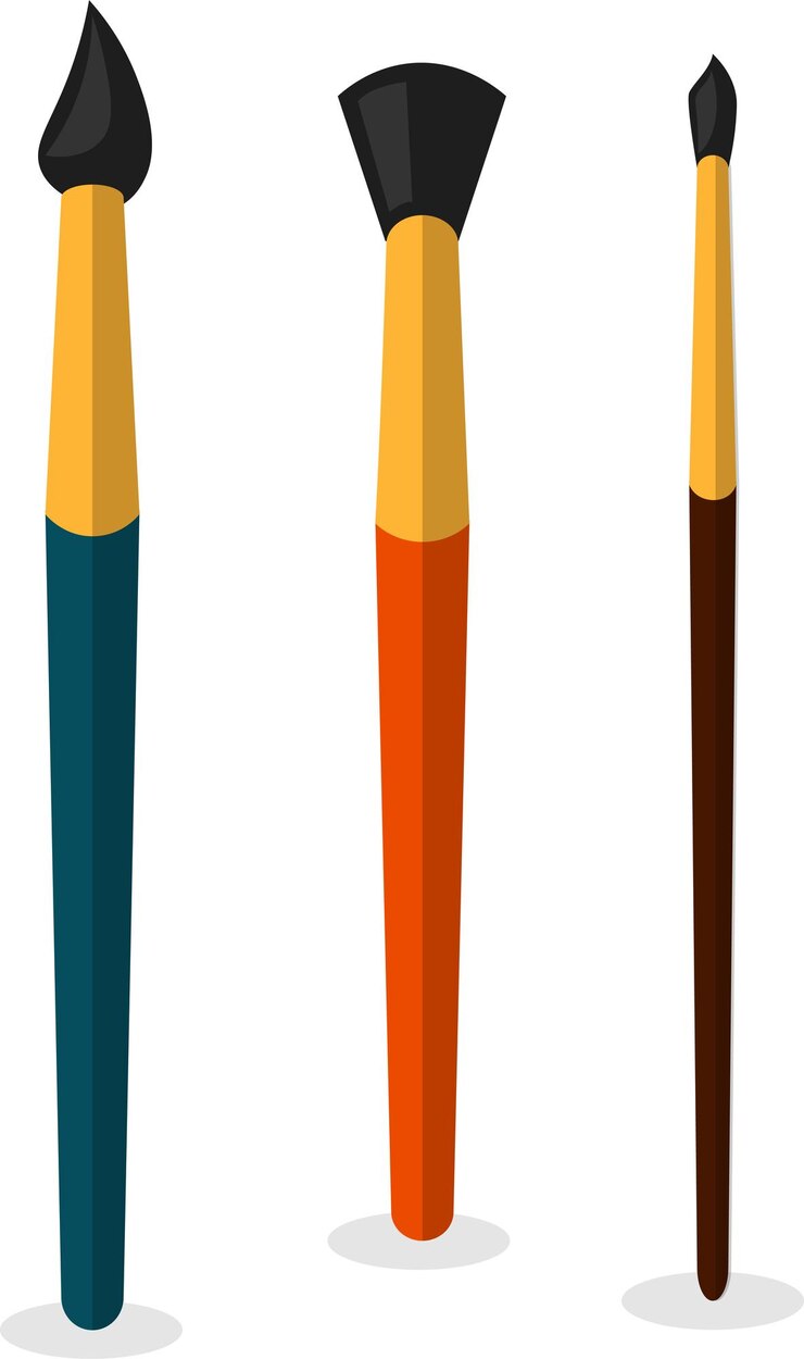Vector el pincel