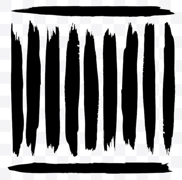 Las pinceladas grunge negras