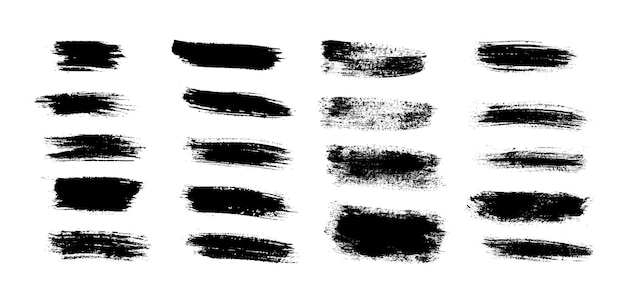 Las pinceladas de pintura