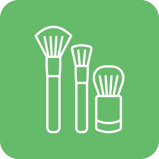 Pinceles de maquillaje Icono