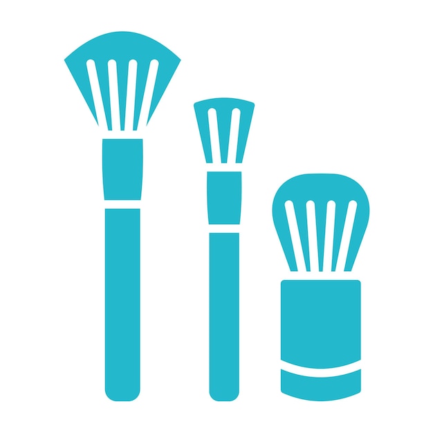 Pinceles de maquillaje Icono