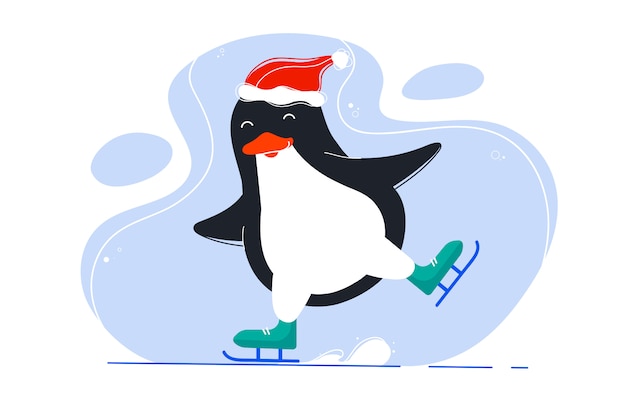 pingüino gracioso