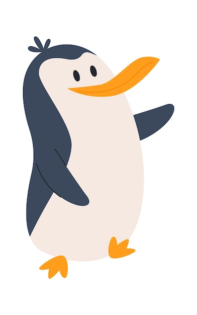 Pingüino pájaro bailando