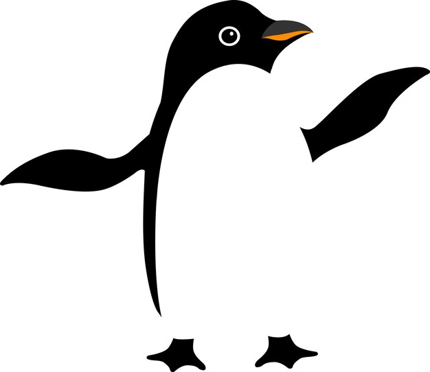 Vector pingüino