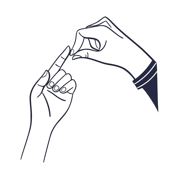 Pinky Promise Svg (en inglés)