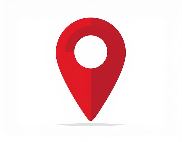 pino rojo con un fondo blanco y una imagen de un mapa de un mapa