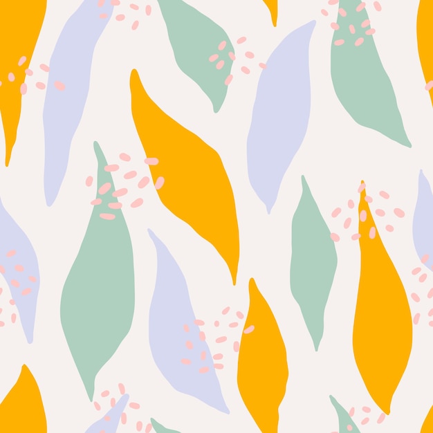 Pintadas a mano Flores exóticas Vector de patrones sin costuras Ilustración de patrones exóticos