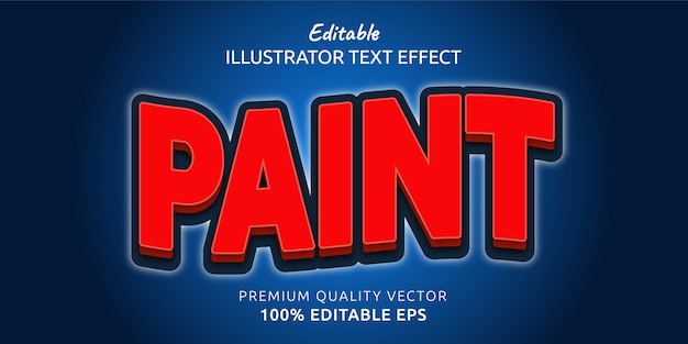 Pintar efecto de estilo de texto editable