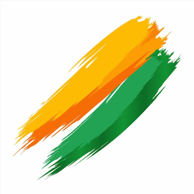 una pintura abstracta colorida de un verde naranja y colores amarillos