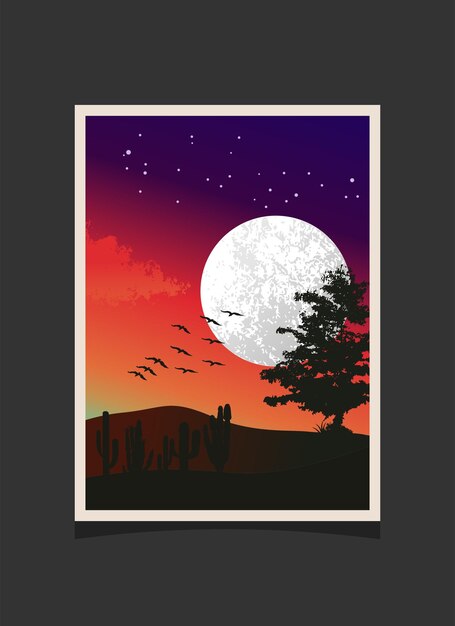 Pintura abstracta de montaña, Fondo abstracto, Vector Premium