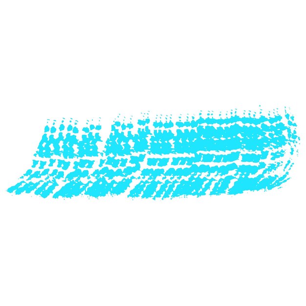 Pintura en acuarela con pincel azul claro