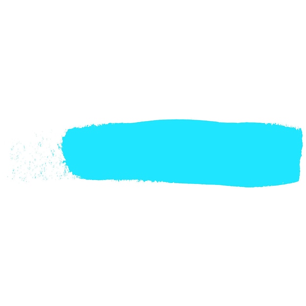 Pintura en acuarela con pincel azul claro