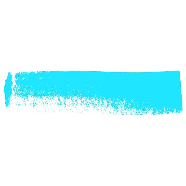 Pintura en acuarela con pincel azul claro