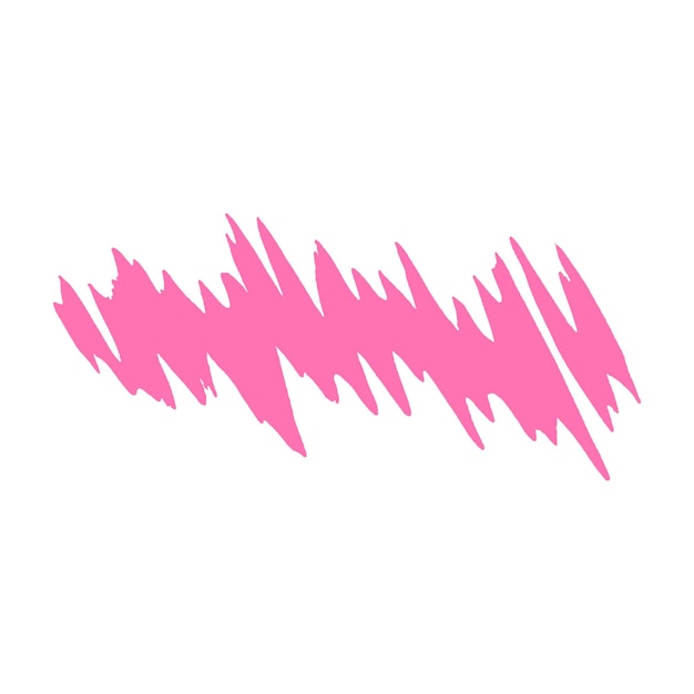 Pintura de acuarela con pincel rosado