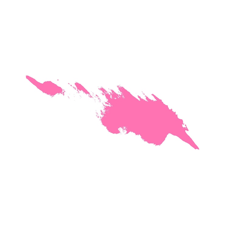 Vector pintura de acuarela con pincel rosado