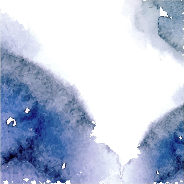 una pintura azul y blanca de un pájaro blanco y agua azul
