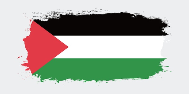 Pintura de la bandera de Palestina