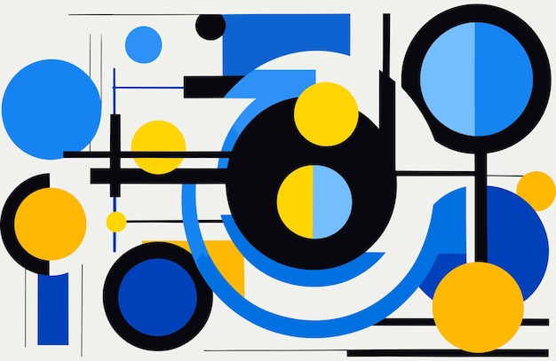 la pintura en blanco y negro contiene un diseño abstracto