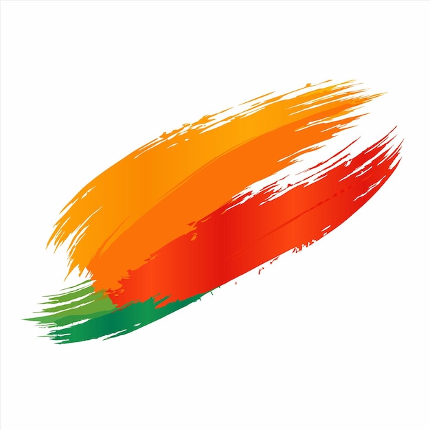una pintura colorida de un círculo de color arco iris con una franja verde