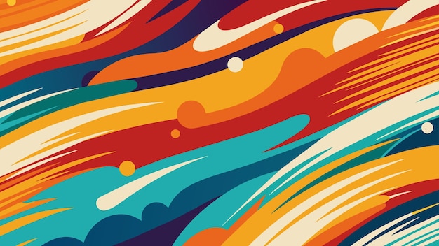 una pintura colorida de un fondo de color arco iris