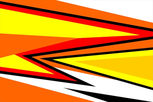 una pintura colorida de un rayo con un fondo amarillo