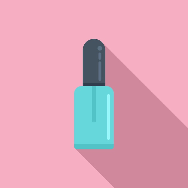 Pintura cosmética icono vector plano Manicura elemento Cuidado spa