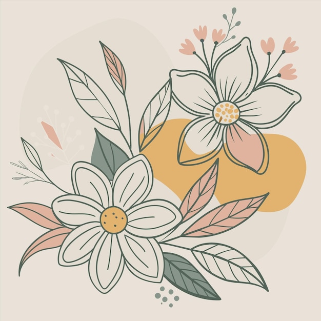 una pintura de flores con las palabras " primavera " en ella