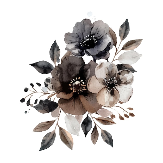 una pintura de flores que dicen flores