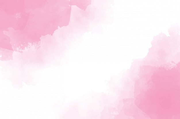 Vector pintura de fondo rosa acuarela mojado splash