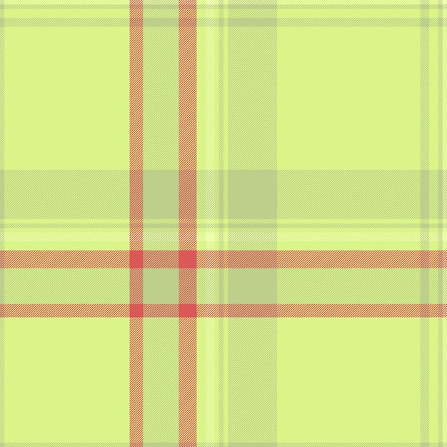 Pintura de fondo vectorial comprobación de tela de recién nacido patrón sin costuras textil a rayas con textura a cuadros tartan en colores limón y rojo