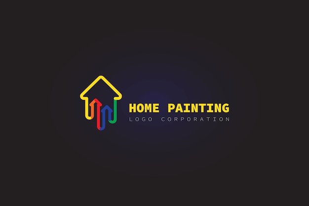 Pintura del logotipo de la casa