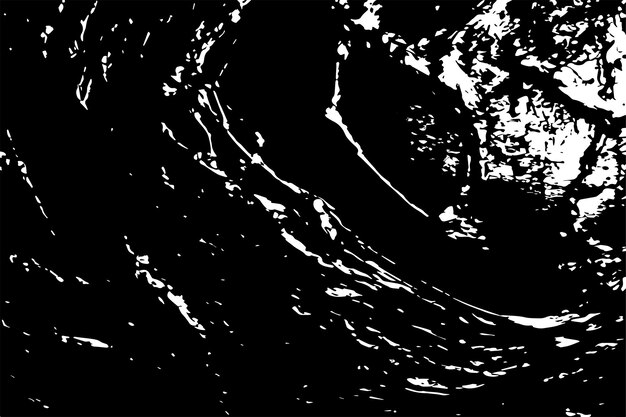 pintura negra monocromática con una textura áspera y gruesa sobre fondo blanco