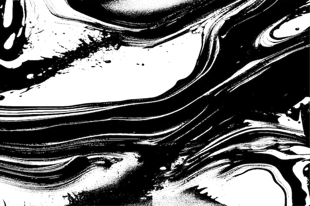 pintura negra textura grungy en fondo blanco imagen vectorial de la textura de salpicaduras de pintura negra