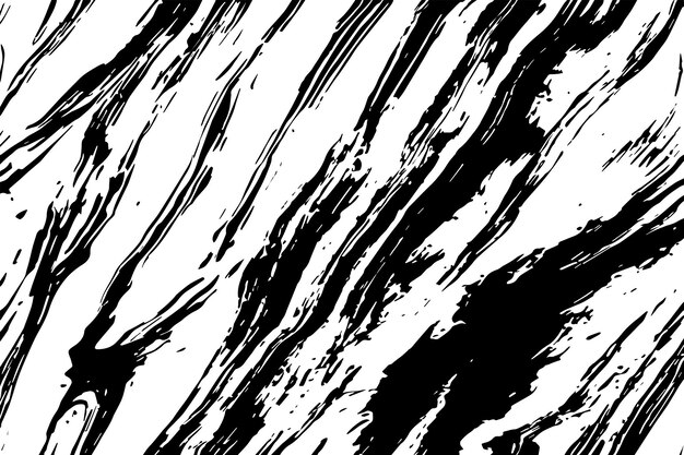 pintura negra de textura grungy sobre un fondo blanco
