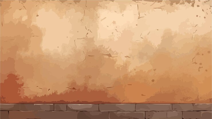 una pintura de una pared con un ladrillo y un fondo grunge