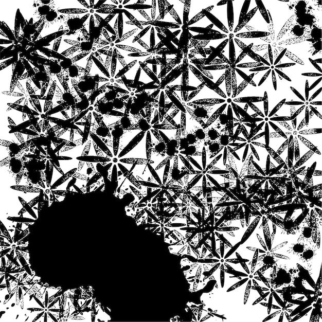 Pintura y patrón de fondo abstracto estilo Grunge