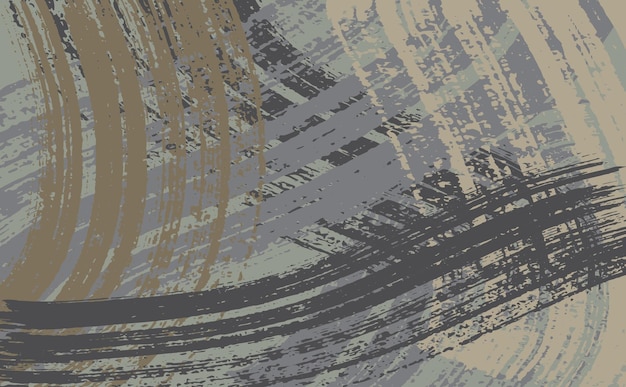 Pintura de pincel abstracto colorido, dibujo a mano, ilustración de patrón, textura de fondo grunge