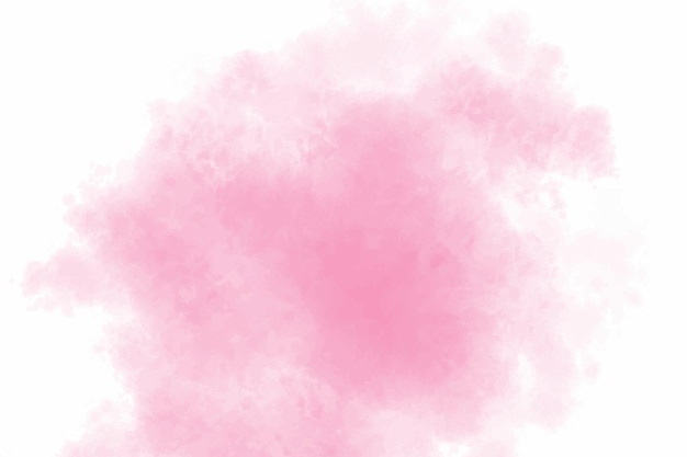 Pintura rosa sobre un fondo blanco.