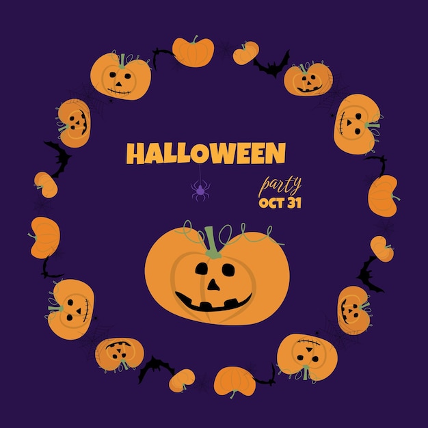 Pintura vectorial de halloween