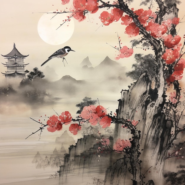 Vector pinturas antiguas de samuráis pinturas de rosa bonheur arte tradicional cree arte pop japonés