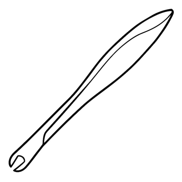 pinzas para colorear página de contorno página de libro de colorear dibujo de arte de línea
