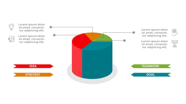 Pirámide vectorial flechas arriba infografía diagrama gráfico triángulo gráfico presentación business timeline concepto con 4 partes