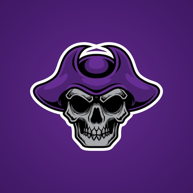 PIRATAS HEAD HALLOWEEN E SPORT LOGO