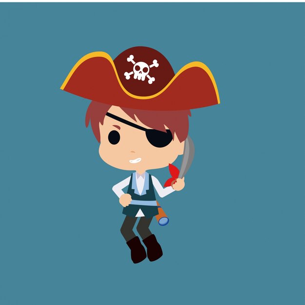 piratas personajes de niños