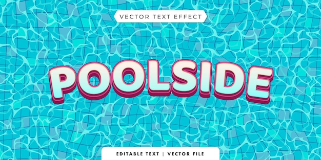 PISCINA DE EFECTOS DE TEXTO 3D