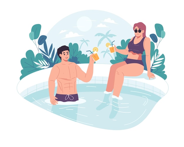 Piscina de verano