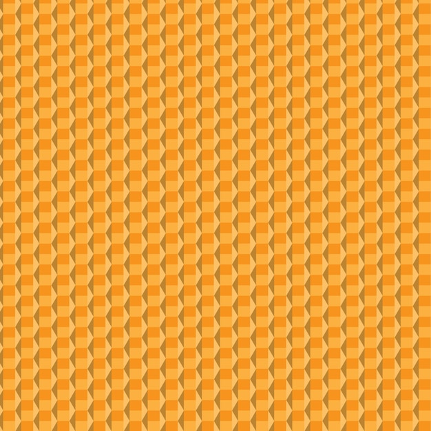 El piso de azulejos tenía un patrón de hueso de arenque en tonos de patrón vudú vectorial amarillo totalmente editable