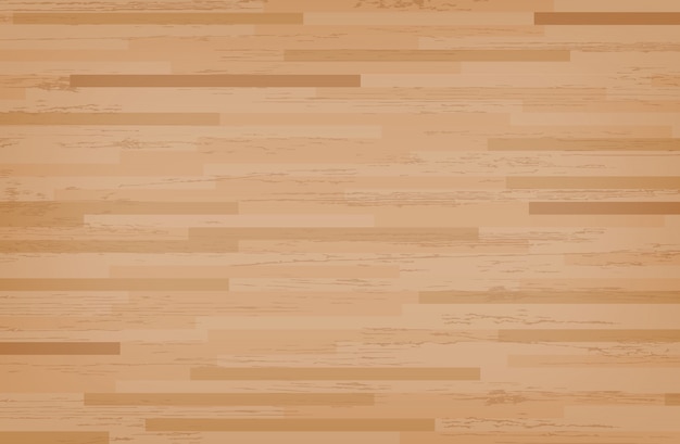 Vector piso de corte de baloncesto de arce de madera dura.