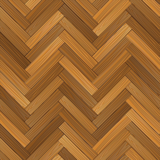 Piso de parquet de madera de vector